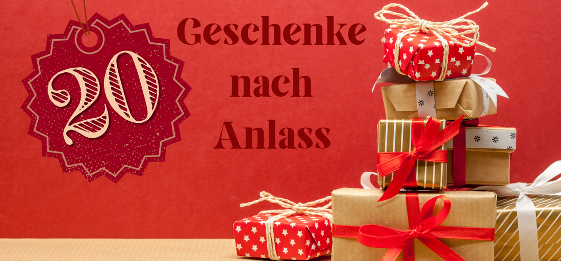 Geschenke bis 20 Euro - Shoppen nach Anlass