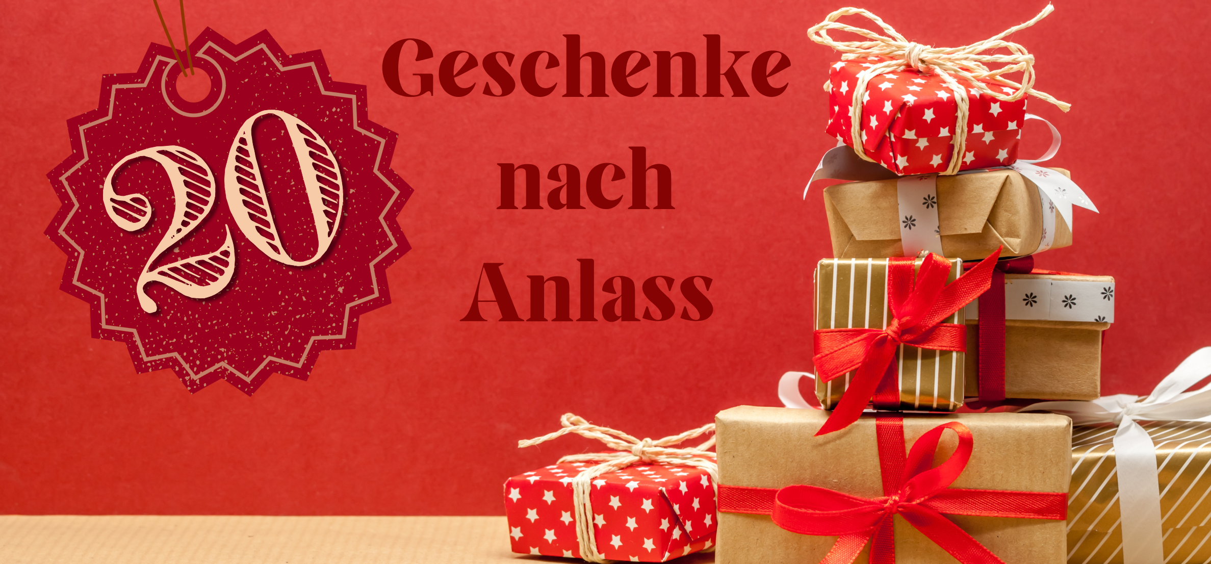 Geschenke bis 20 Euro - Shoppen nach Anlass