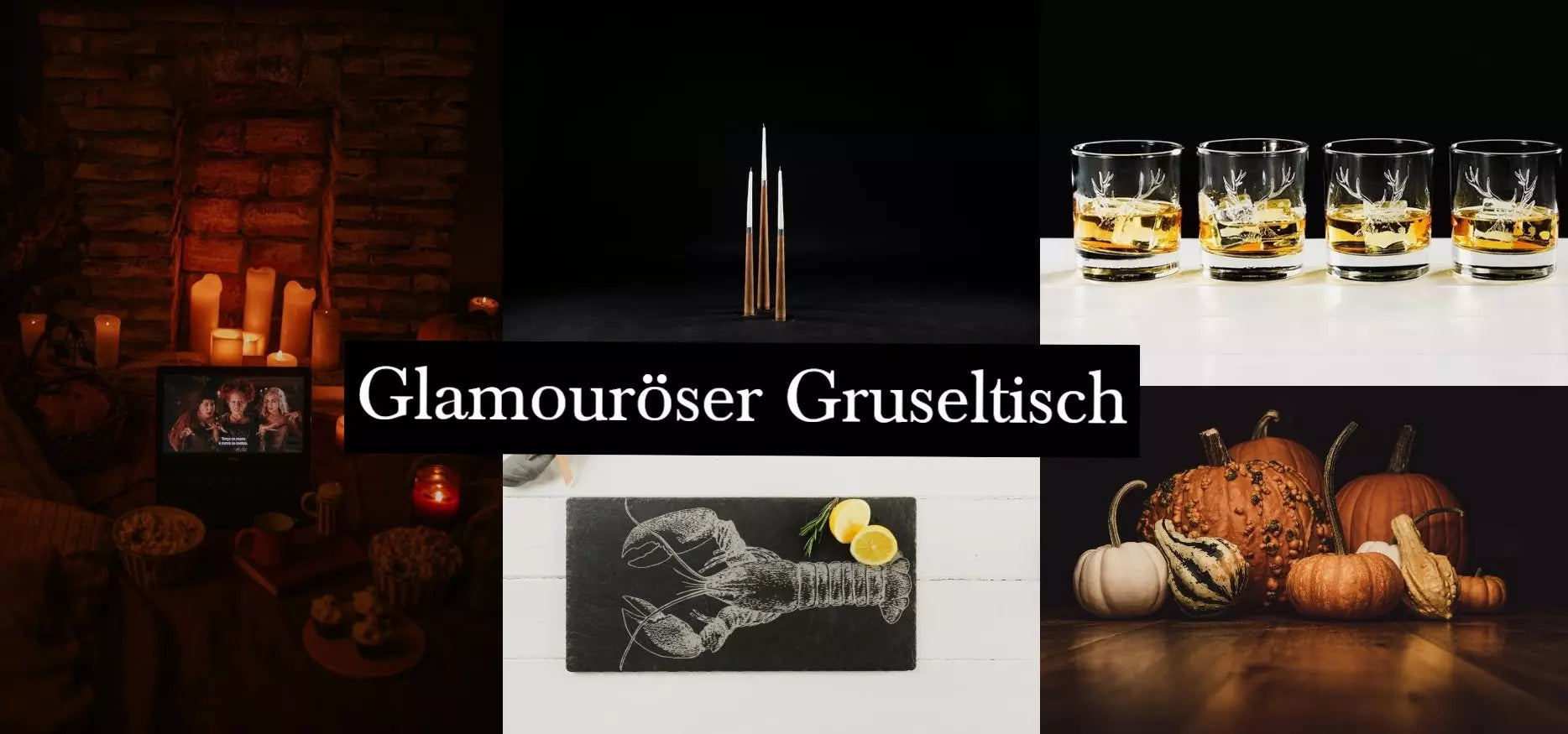 Glamouröser Gruseltisch - Ihre Party an Halloween