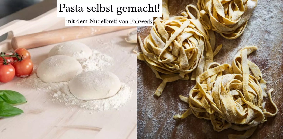 Pasta selbst gemacht - mit dem praktisch dekorativem Nudelbrett!