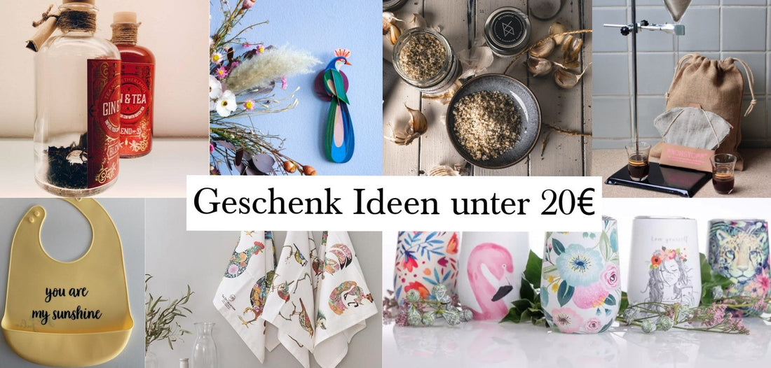 Geschenk Ideen unter 20€ - coole Ideen für Jedermann