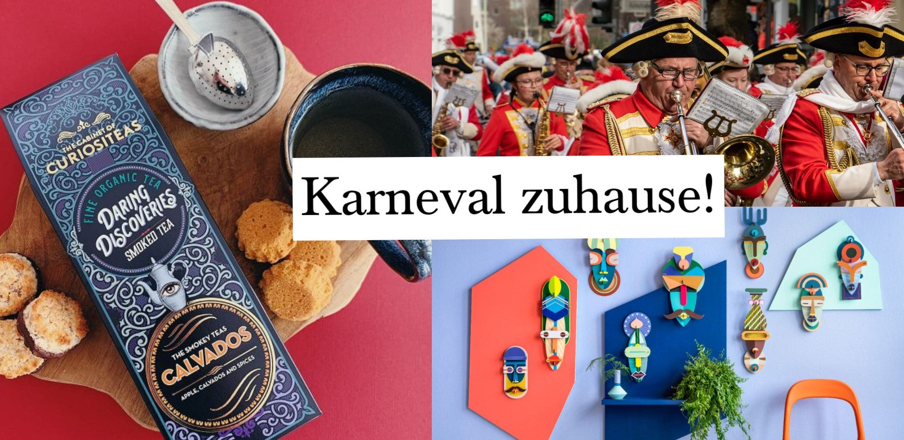 Karneval zuhause - Farbe, Freude, großes Feeling!