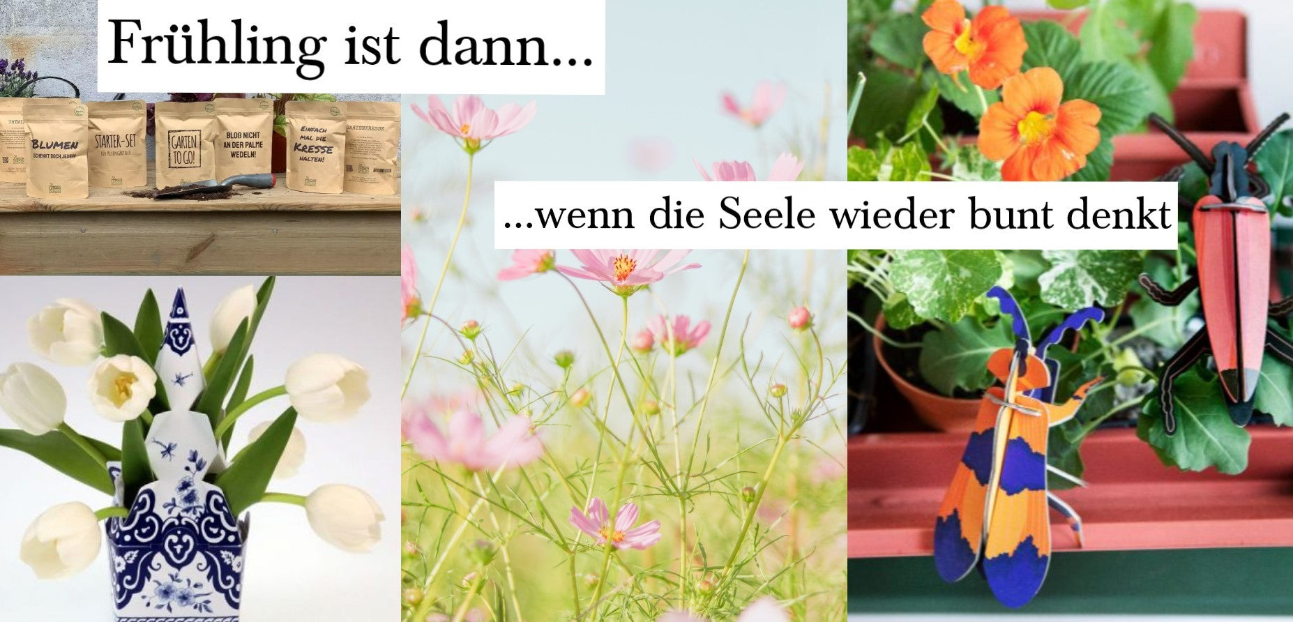 Frühling ist, wenn die Seele wieder bunt denkt -  natürliche Lebenslust