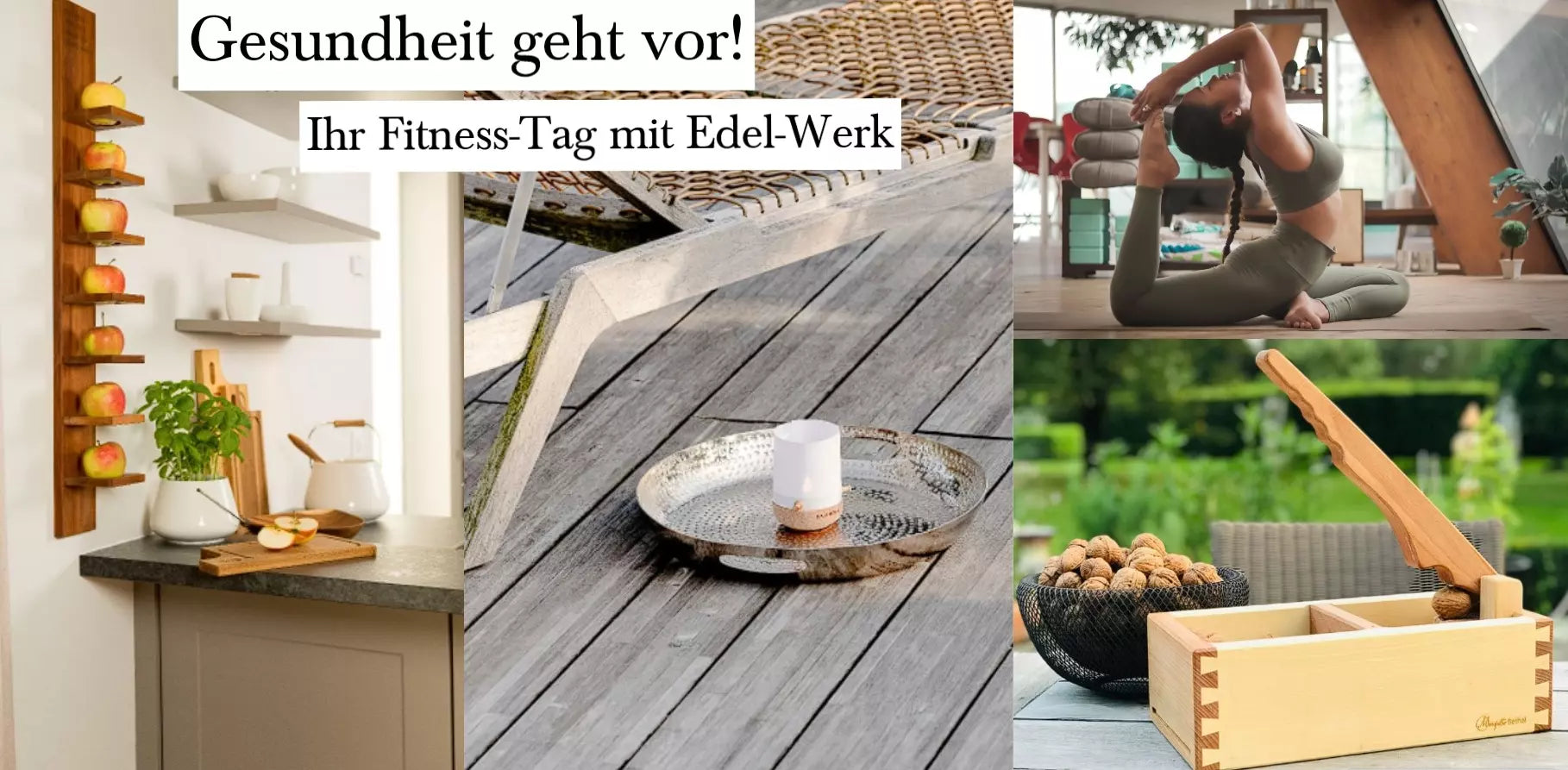 Gesundheit geht vor! - Ihr Fitness-Tag mit Edel-Werk