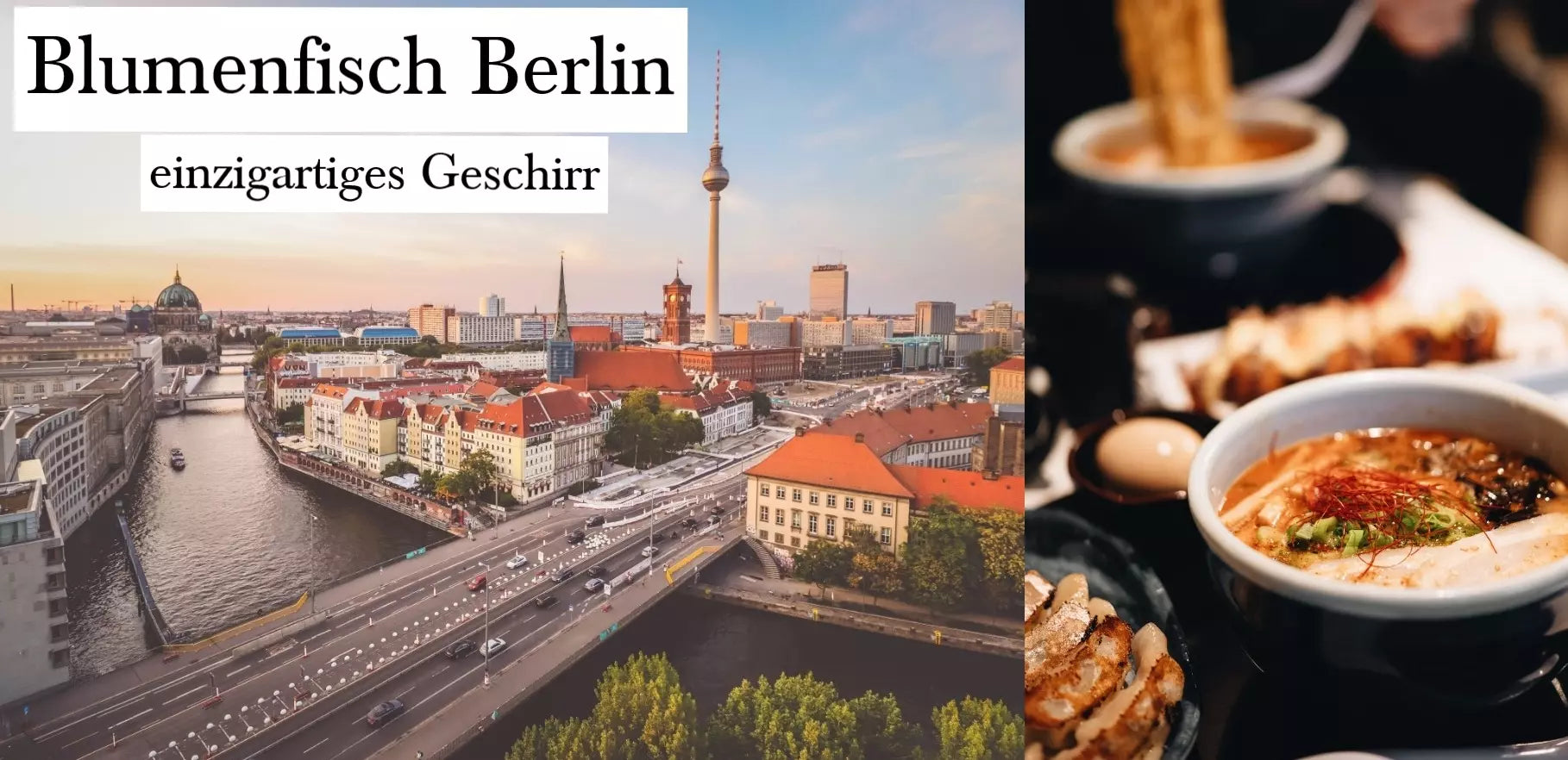 Blumenfisch Berlin - einzigartiges Geschirr
