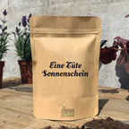 Botschaftsbeutel EINE TÜTE SONNENSCHEIN -  Pflanzbeutel mit Anzuchtserde & Samen
