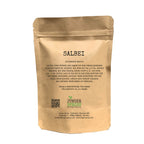 Brauner Botschaftsbeutel Salbei