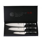 IZUMI ICHIAGO 3-tlg. Profi-Kochmesser-Set aus feinstem japanischen Damaststahl