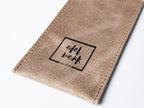 Besteckhalter Leder-sand
