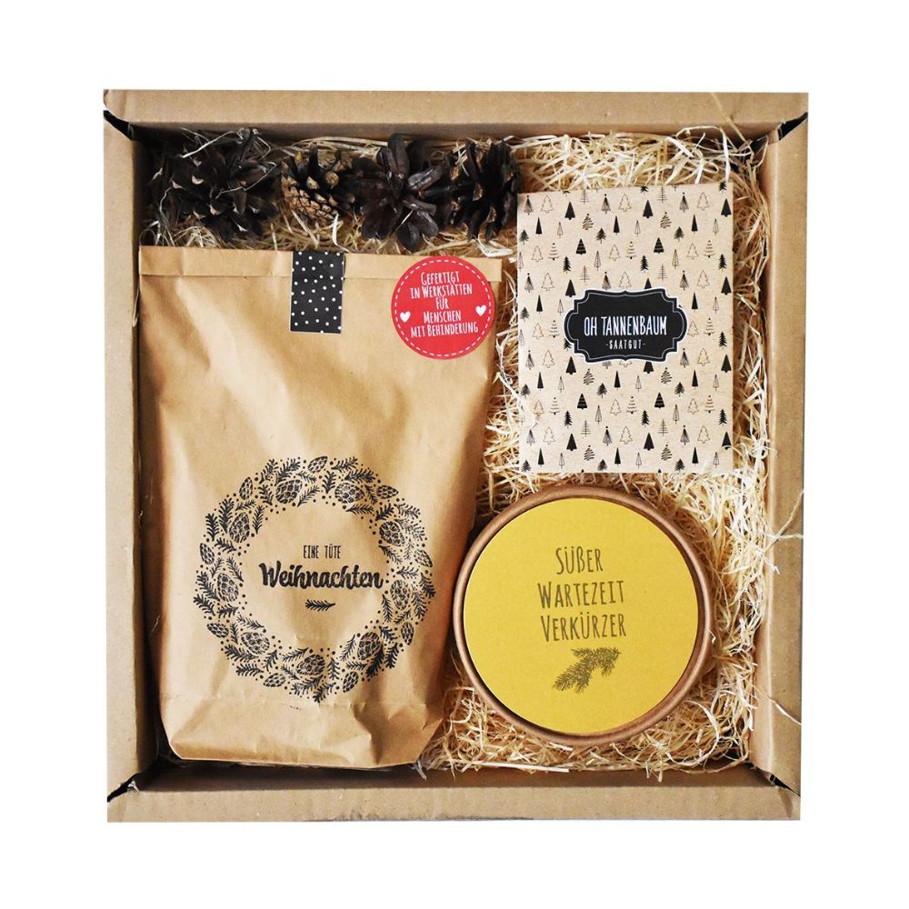 Die äußerliche Erscheinung der Geschenkbox Hey WOW go green!