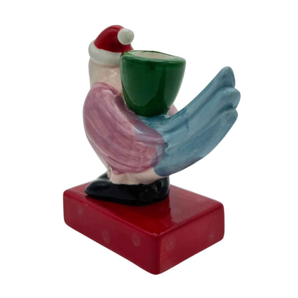 Kerzenhalter kleiner Vogel für Stabkerzen