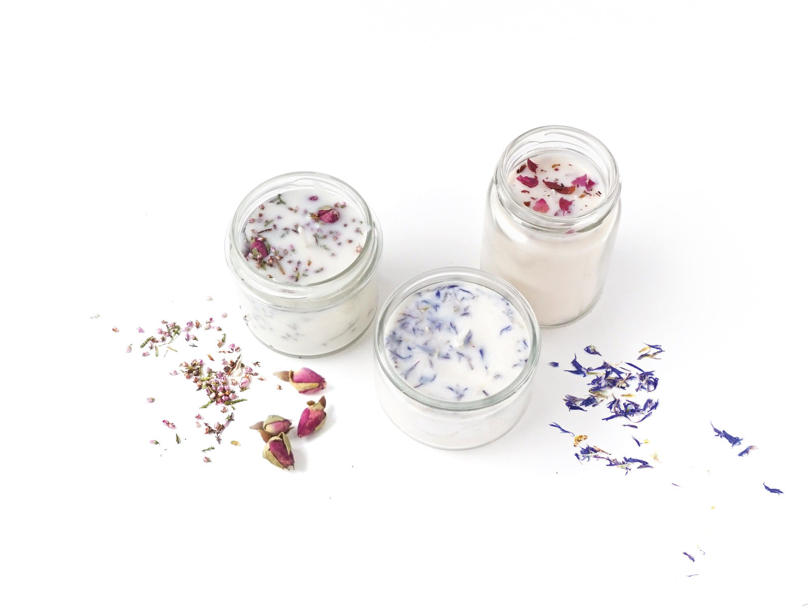 DIY Bastelset Blumenkerzen