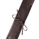 Messertasche aus gewachstem Rindleder, Braun