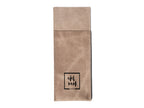 Besteckhalter Leder-sand