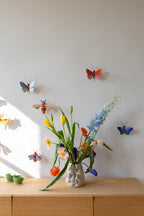 Wanddeko 3D Schmetterling Bläuling