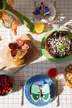 Wanddeko 3D Farngestreifter Schmetterling