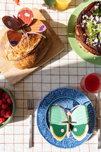 Wanddeko 3D Farngestreifter Schmetterling