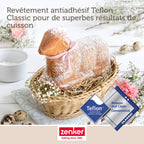 Ein gebackener Kuchen aus der 3D Osterlamm Backform von Zenker