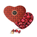 Rotes Herz mit Pralinen