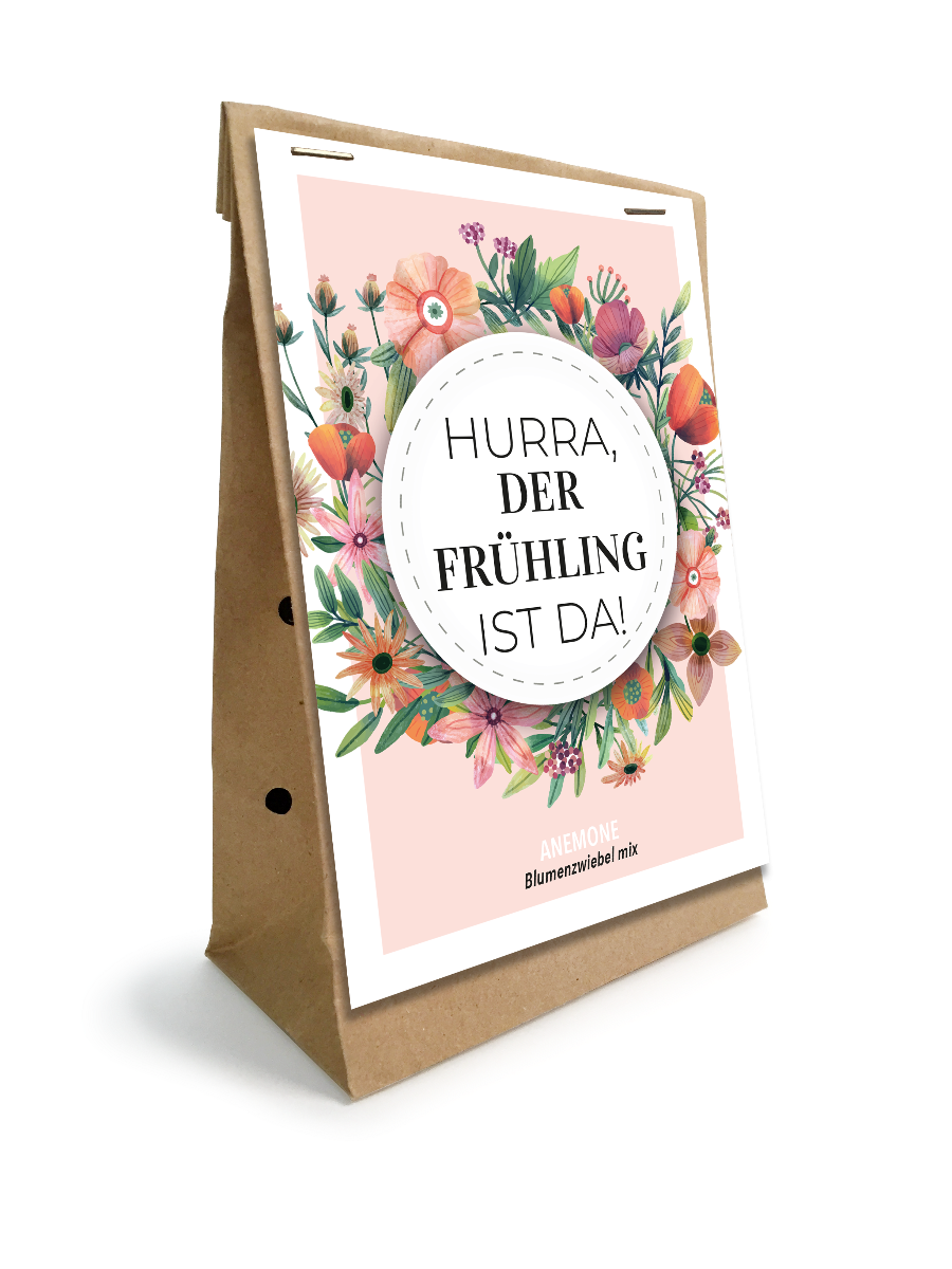 Frühlingszwiebelmix, Anemone-"Hurra, der Frühling ist da" Pink Edition