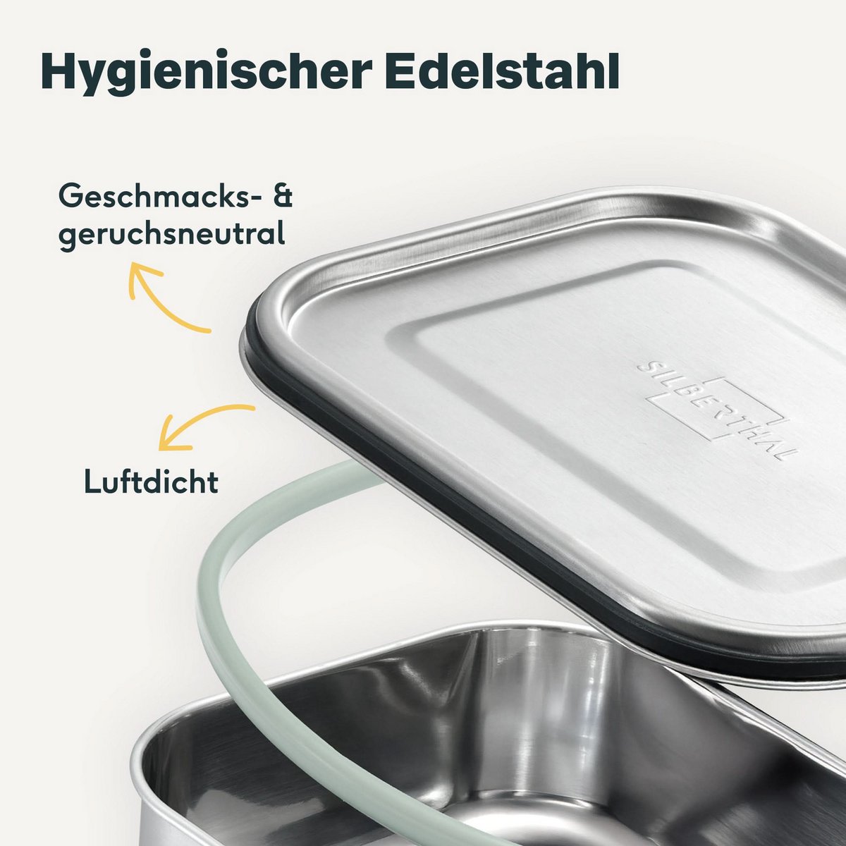 Edelstahl Brotdosen Set