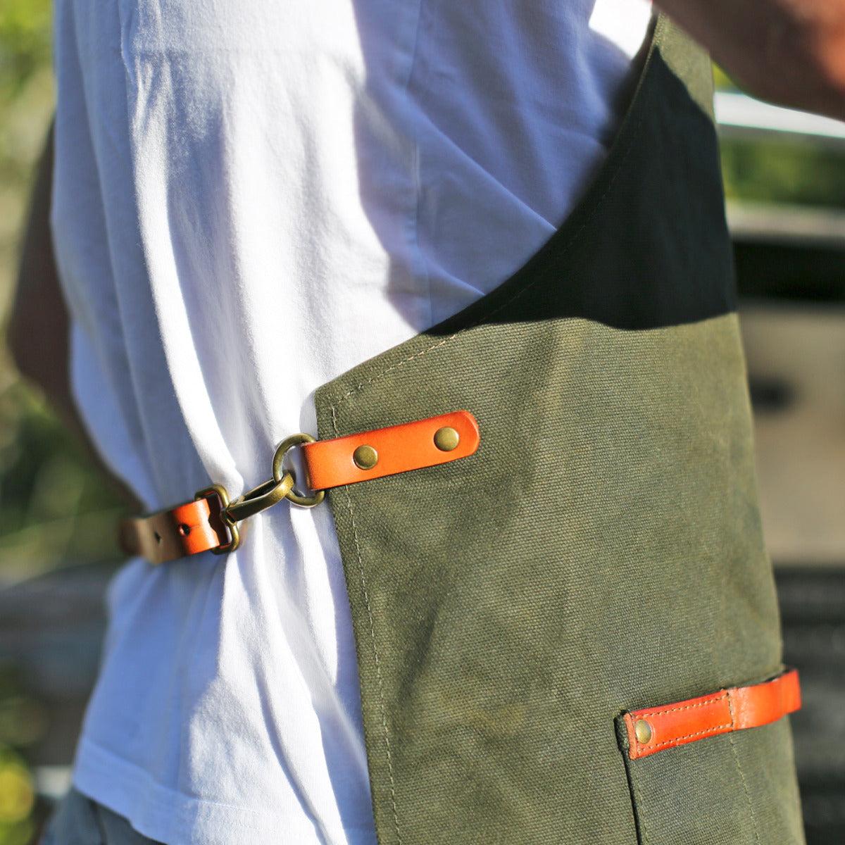 Grillschürze - Khaki