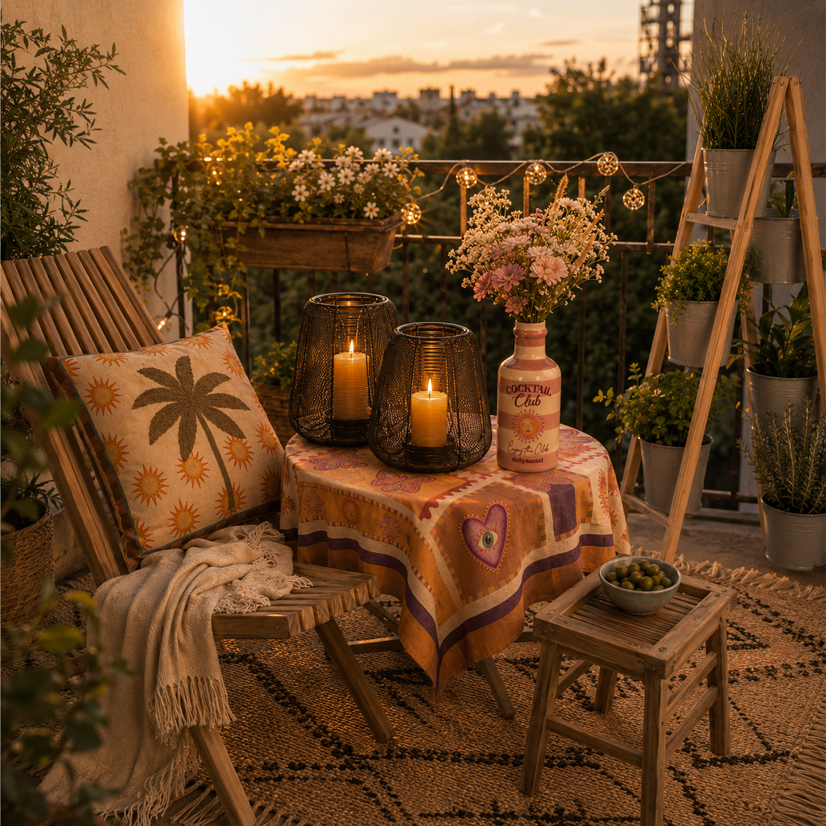 Terrasse und Balkon gemütlich gestalten – Edel Werk