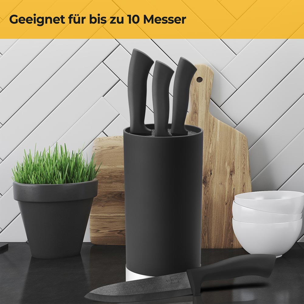 Messerblock mit Borsteneinsatz
