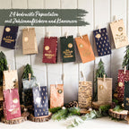 Der DIY Adventskalender aufgehangen
