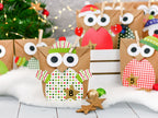 DIY Adventskalender "Eulen" Weihnachten & Advent zum Befüllen - 24 Papiertüten - Weihnachtseulen