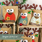 DIY Adventskalender Weihnachten & Advent zum Befüllen - 24 Papiertüten - Motiv Rentiere