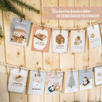 Karten Adventskalender - 24 Tage Challenge mit weihnachtlichen Aufgaben