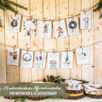 Karten Adventskalender - Achtsamkeit