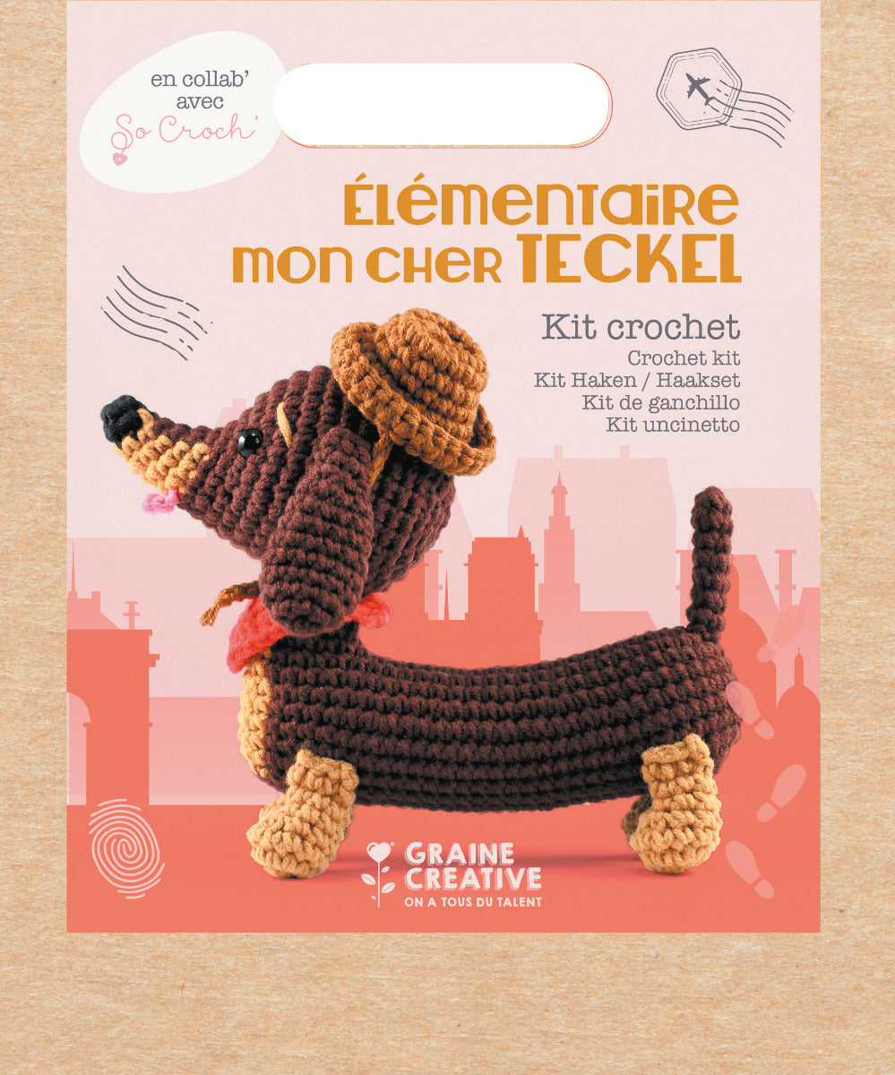 DIY Häkel Set AMIGURUMI Dackel