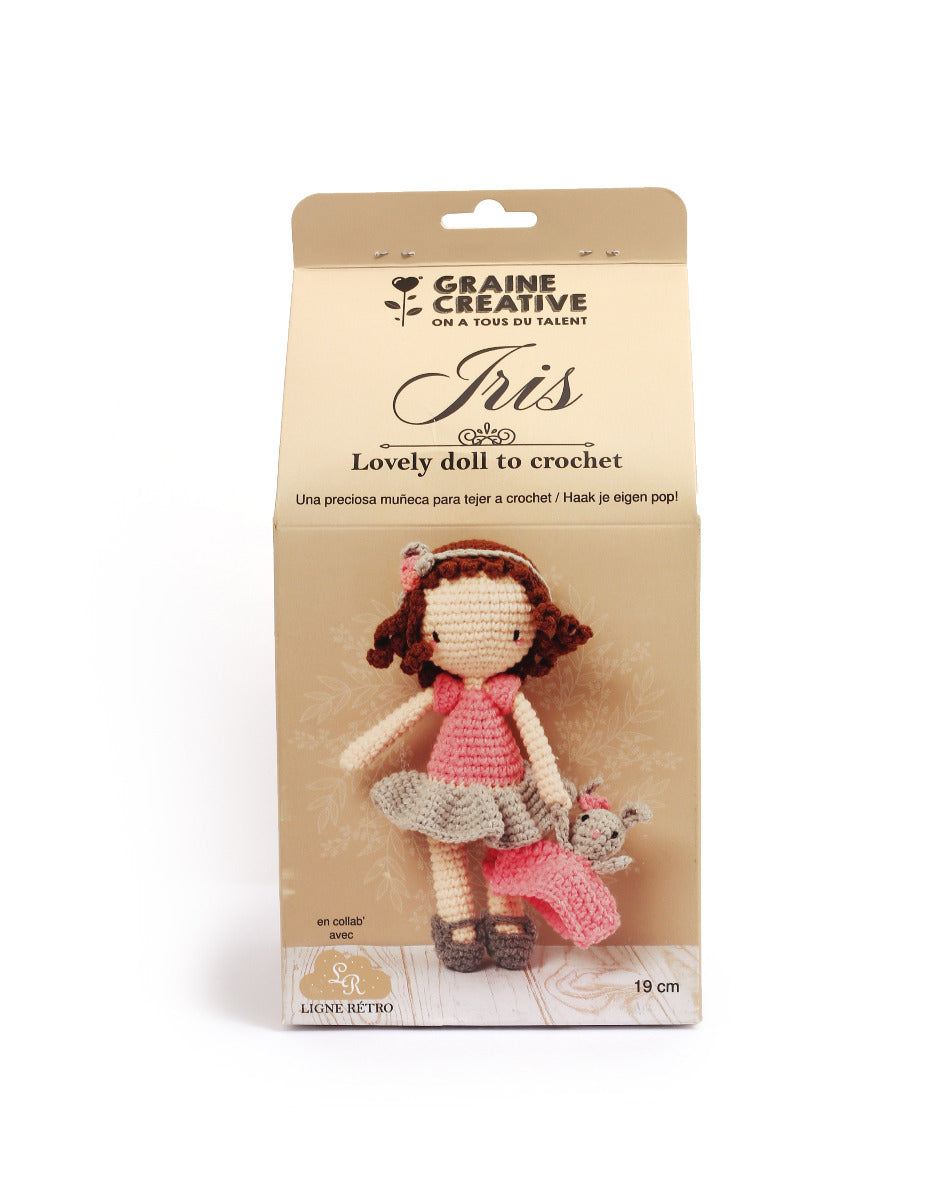 Verpackung der DIY Häckel Puppe "Iris"
