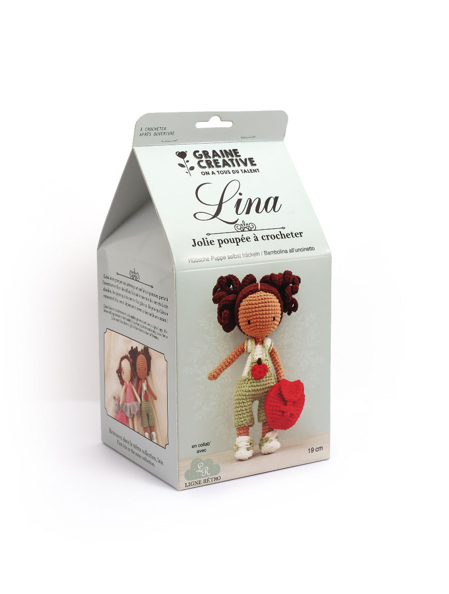 Verpackung der DIY Häckel Puppe "Lina"