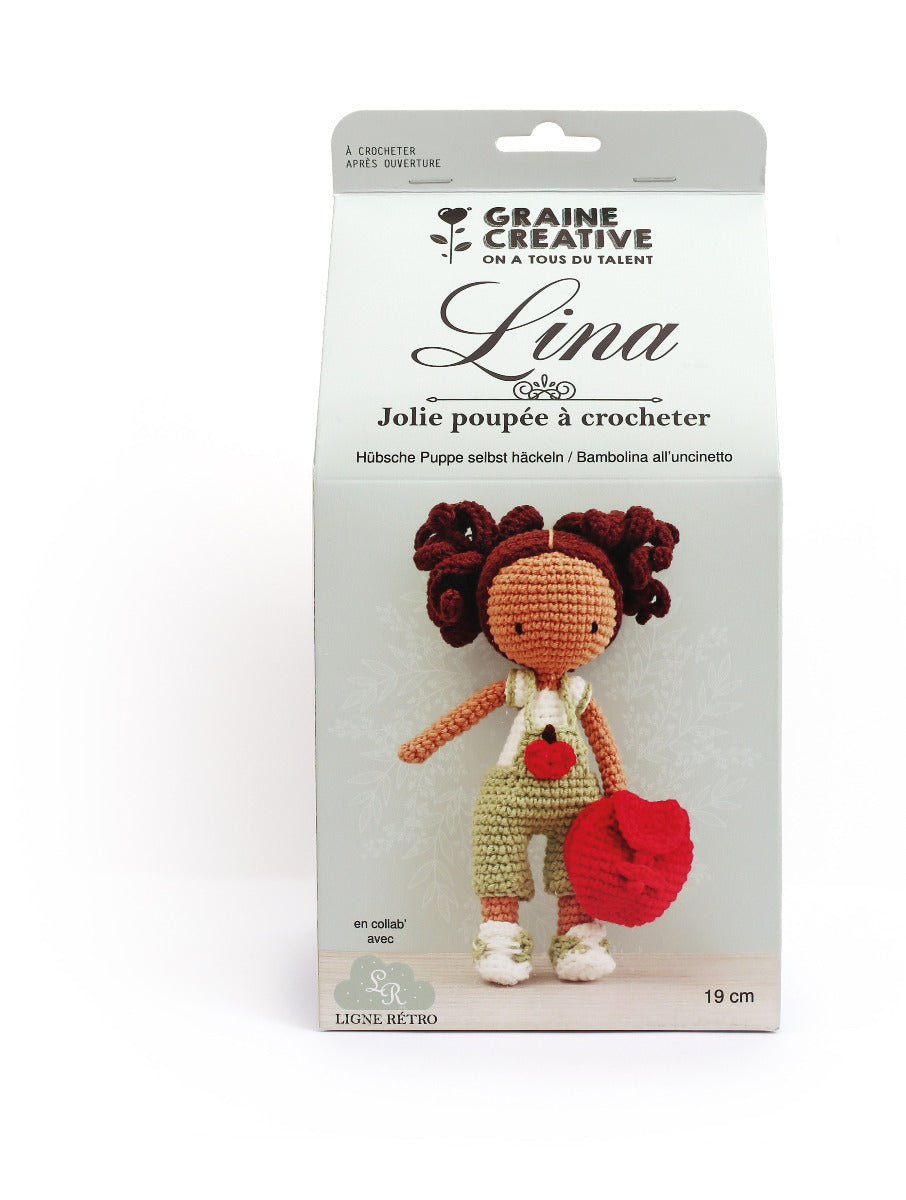 Verpackung der DIY Häckel Puppe "Lina"