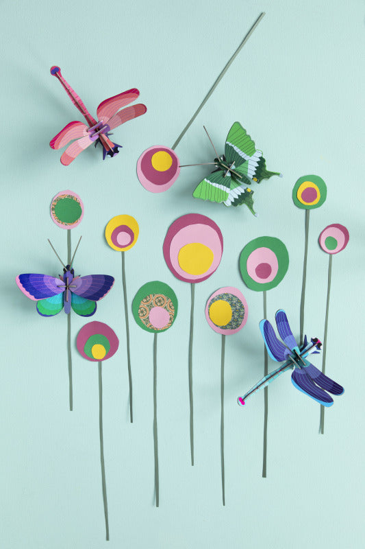 Sapphire Dragonfly Wanddeko DIY