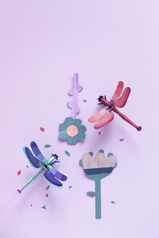 Sapphire Dragonfly Wanddeko DIY