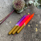 Kerzen Weihnachten "Neon Holiday" 3 Stk.