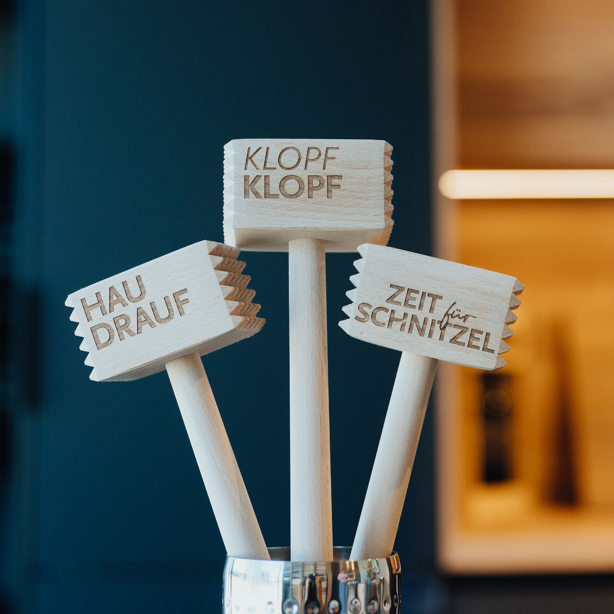 Fleischklopfer "HAU DRAUF"