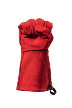 Grillhandschuh Feuermeister® Spaltleder rot, Gr. 8 S