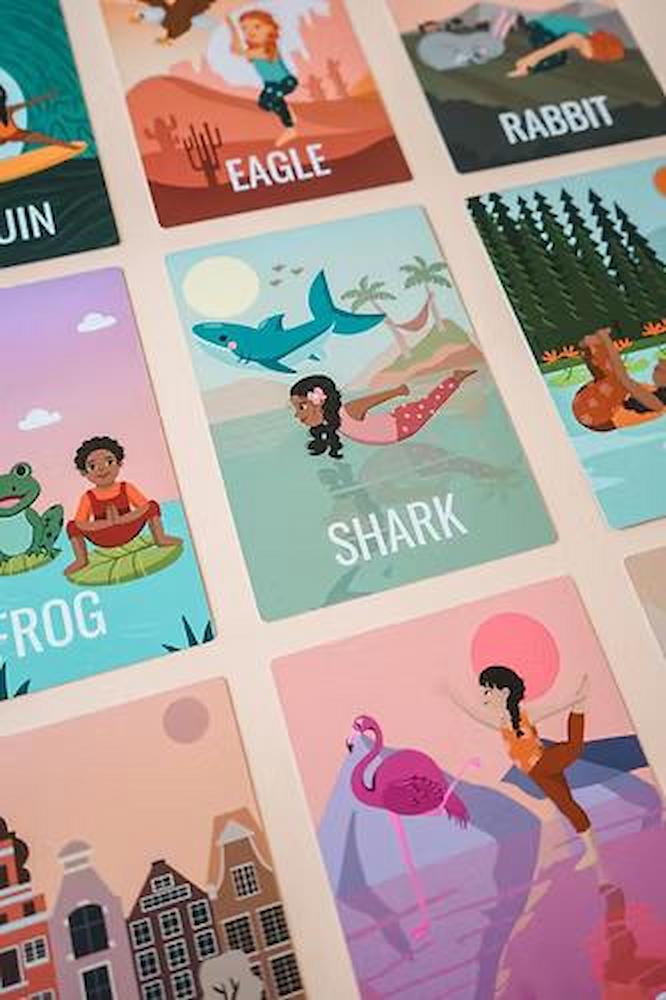 Yoga Karten - Achtsamkeitsgeschenk für Kinder IMYOGI (Englisch)