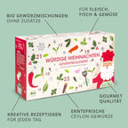 Gewürz Adventskalender "Würzige Weihnachten" - 24 BIO Gewürzmischungen