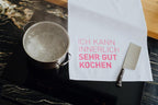 Baumwoll Geschirrtuch mit Spruch "ICH KANN INNERLICH GUT KOCHEN"