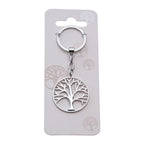 Der Schlüsselanhänger Baum des Lebens Yggdrasil in der Verpackung