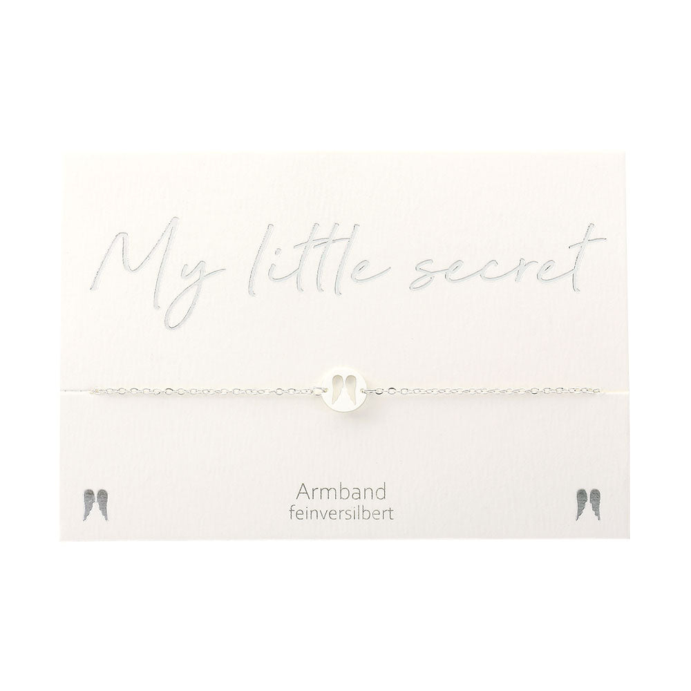 Armband Engelsflügel - My little secret, feinversilbert