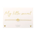 Armband Schutzengel - My little secret, vergoldet