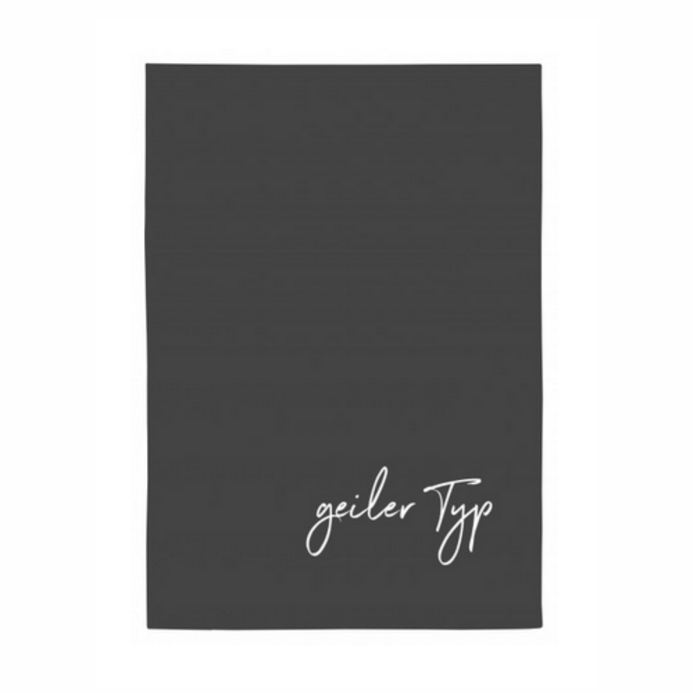 Geschirrtuch, grau - geiler Typ