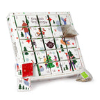 Puzzle Adventskalender mit Tees in kleinen Quadraten